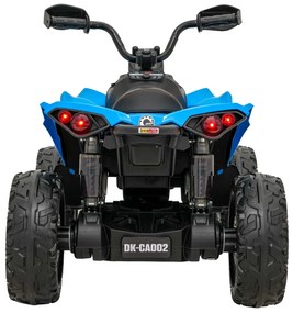 Moto 4 elétrica para Crianças 24V 2x200W Maverick CAM-AM Rodas de EVA, Assento de couro Azul