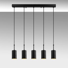 Chandelier Camel 5 – Preto – 79 x 9 cm