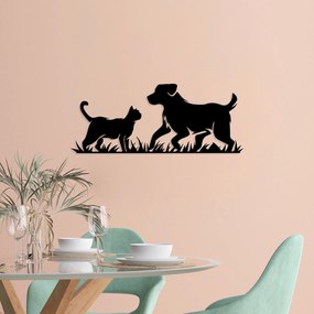 Acessório Decorativo de Parede Best Friends – Preto – 27 x 70 cm