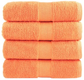 Toalhas de mãos premium SOLUND 4 pcs 30x30 cm 600 g/m2 laranja