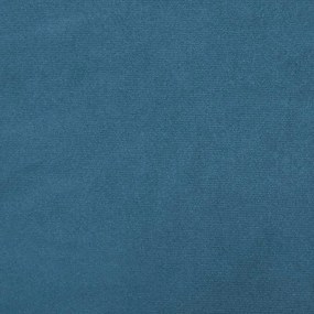 Cadeiras de jantar 2 pcs veludo azul