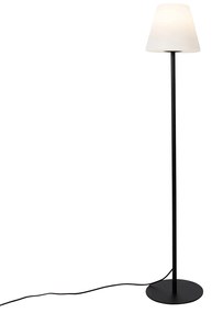 LED Candeeiro de pé exterior inteligente preto com Wi-Fi A60 - Virginia Moderno