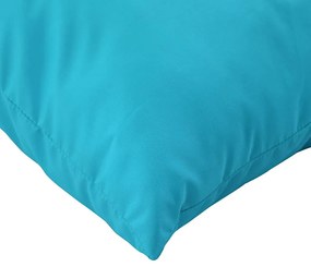 Almofadões p/ móveis de paletes 3 pcs tecido oxford turquesa