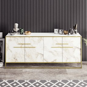 Console Polka – Gold White – 179,9 cm x 75 cm x 47,3 cm