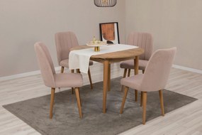 Conjunto de Mesa de Jantar Extensível Vina – Pinho Atlântico – Mesa: 1