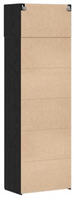 Gabinete de Armazenamento vidaXL Carvalho Preto 70x42.5x225 cm Madeira