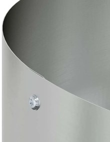 Conjunto de Vasos de Metal Cinza Galvanizado Metal galvanizado