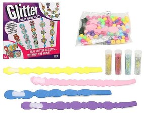 Conjunto de Trabalhos Manuais Glitter Foam Bracelets