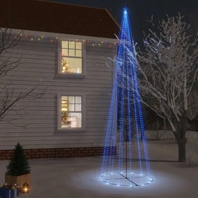 Árvore de Natal em cone 1134 LEDs 230x800 cm azul