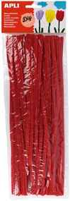 Arames de Chenille Vermelhos – 50 Unidades – Apli