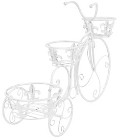 Suporte para plantas formato de bicicleta estilo vintage metal
