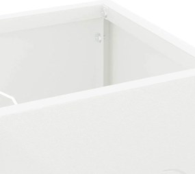 Suporte para Guarda-chuva Branco Metal Compacto