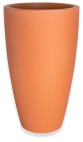 Vaso Plástico Cone Alto Terracota N.50 40X70cm