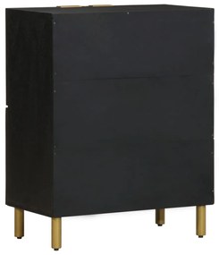 Aparador 60x33x75 cm derivados de madeira preto