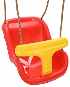 Balanço para Bebê vidaXL com Cinto de Segurança e Corda Ajustável de P