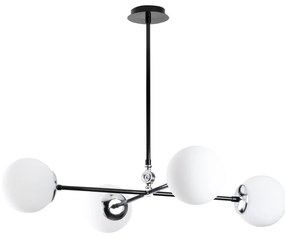 Candeeiro de Teto My Legend – Preto/Branco – 86 x 86 cm
