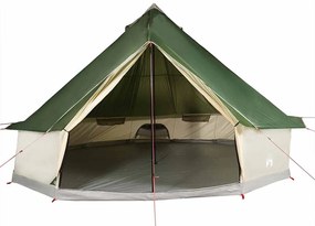 Tenda familiar tipi para 6 pessoas impermeável verde