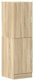 Conj. móveis de cozinha 3 pcs deriv. de madeira carvalho sonoma