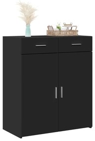 Aparador 80x42,5x93 cm derivados de madeira preto