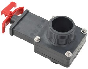 Válvula de regulação para piscina 2 pcs 38 mm