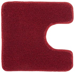 430255 Kleine Wolke Toilet Rug "Relax" 55x55cm Ruby Red