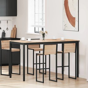 vidaXL Mesa de bar Natural 110 x 55 x 105 cm