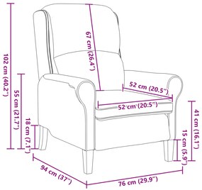Poltrona Moderna Rosa Tecido de poliéster, Madeira Médio