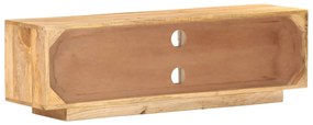 Móvel de TV 116x30x35 cm madeira de mangueira maciça