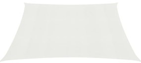 Para-sol estilo vela 160 g/m² 4,5x4,5 m PEAD branco