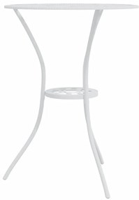 3 pcs conjunto de bistrô alumínio fundido branco
