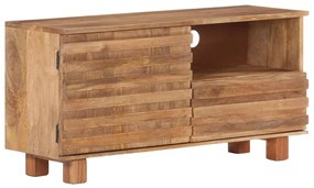 vidaXL Móvel de TV 90x30x45 cm madeira de mangueira maciça