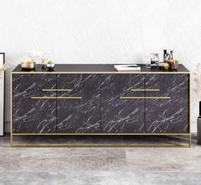 Console Polka – Gold – 179,9 cm x 75 cm x 47,3 cm