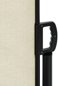 Toldo lateral retrátil 200x1200 cm cor creme