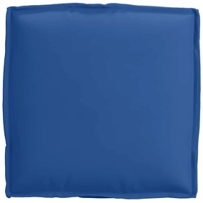 Almofadas para Paletes 2 pcs Azul Royal 40x40x8 cm em Tecido Oxford