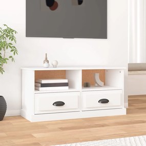 Móvel de TV 93x35,5x45 cm derivados de madeira branco