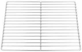 Grelha de Churrasqueira Retangular vidaXL 40x30 cm em Aço Inoxidável 3