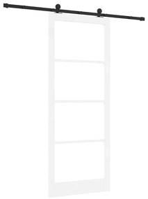 Porta Deslizante vidaXL com Conjunto de Ferragens 'ORKDAL'Branca 93x23