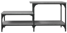 Mesa de centro 100x50,5x45 cm derivados de madeira cinza sonoma