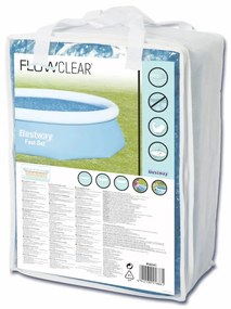 Bestway Cobertura de piscina solar Flowclear 305 cm