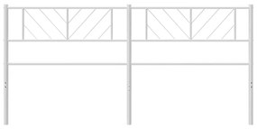 Cabeceira de cama 193 cm metal branco