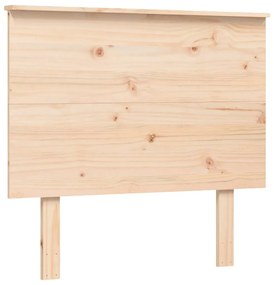 Cama para idosos com cabeceira 100x200 cm madeira maciça