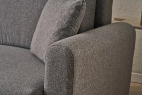 Sofá-Cama de Canto Mane – Cinzento – 246x85x160 cm