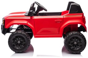 Carro elétrico para Crianças Toyota Land Cruiser PRADO 12V 4x4  Rodas Espuma EVA, Assento couro ecológico Vermelho