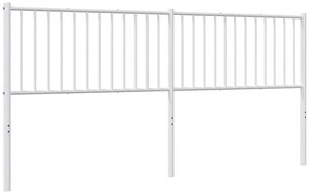 Cabeceira de cama 193 cm metal branco