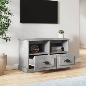 Móvel de TV 80x35x50 cm derivados de madeira cinzento cimento