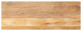 Tampo de mesa retangular 140x60x2,5 cm mangueira maciça