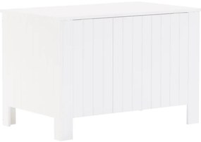 Caixa de arrumação c/ tampa RANA 80x49x54cm pinho maciço branco