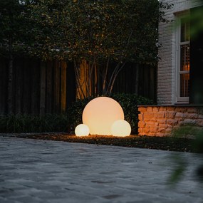 Candeeiro de exterior moderno branco 25 cm IP65 - Nura