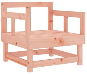 7 pcs conjunto lounge de jardim madeira de douglas maciça