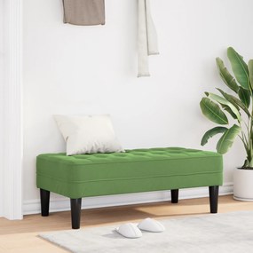 vidaXL Banco Verde Claro 113x57x39 cm Veludo